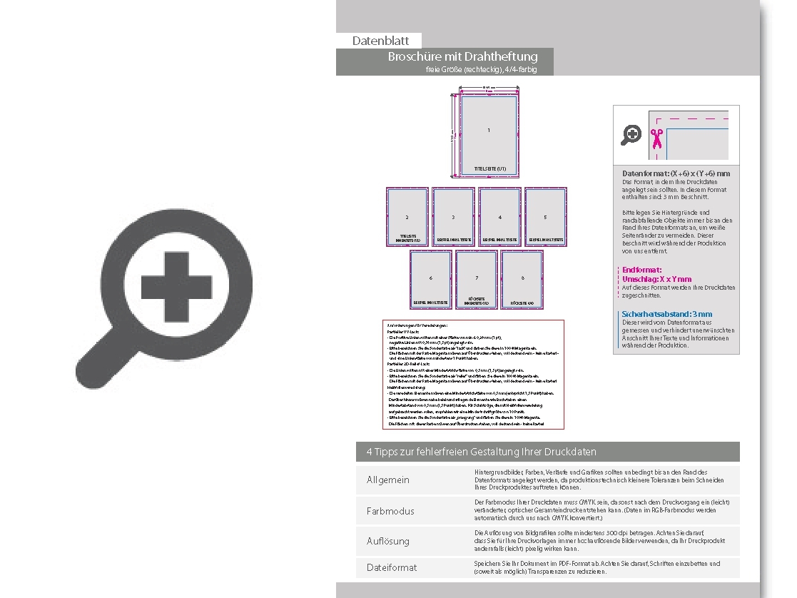 Product Bild hochwertige_brosch__re_mit_drahtheftung__104-seitig__freie_gr____e_(rechteckig)__4_4-farbig_bedruckt