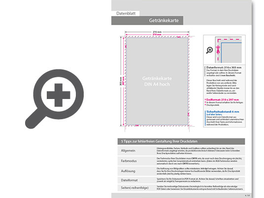 Product Bild getr__nkekarte_mit_metall-spiralbindung__endformat_din_a4__16-seitig