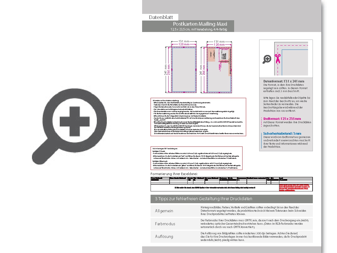 Product Bild postkarten-mailing_maxi_(12_5_cm_x_23_5_cm)_mit_mattfolie_kaschiert